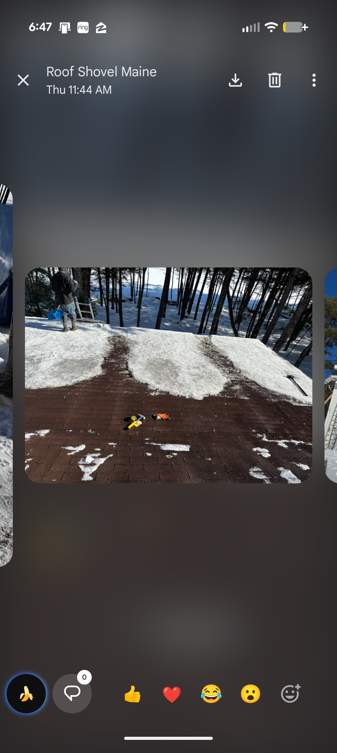 Active Ice Dam Removal — Immediate Mitigation