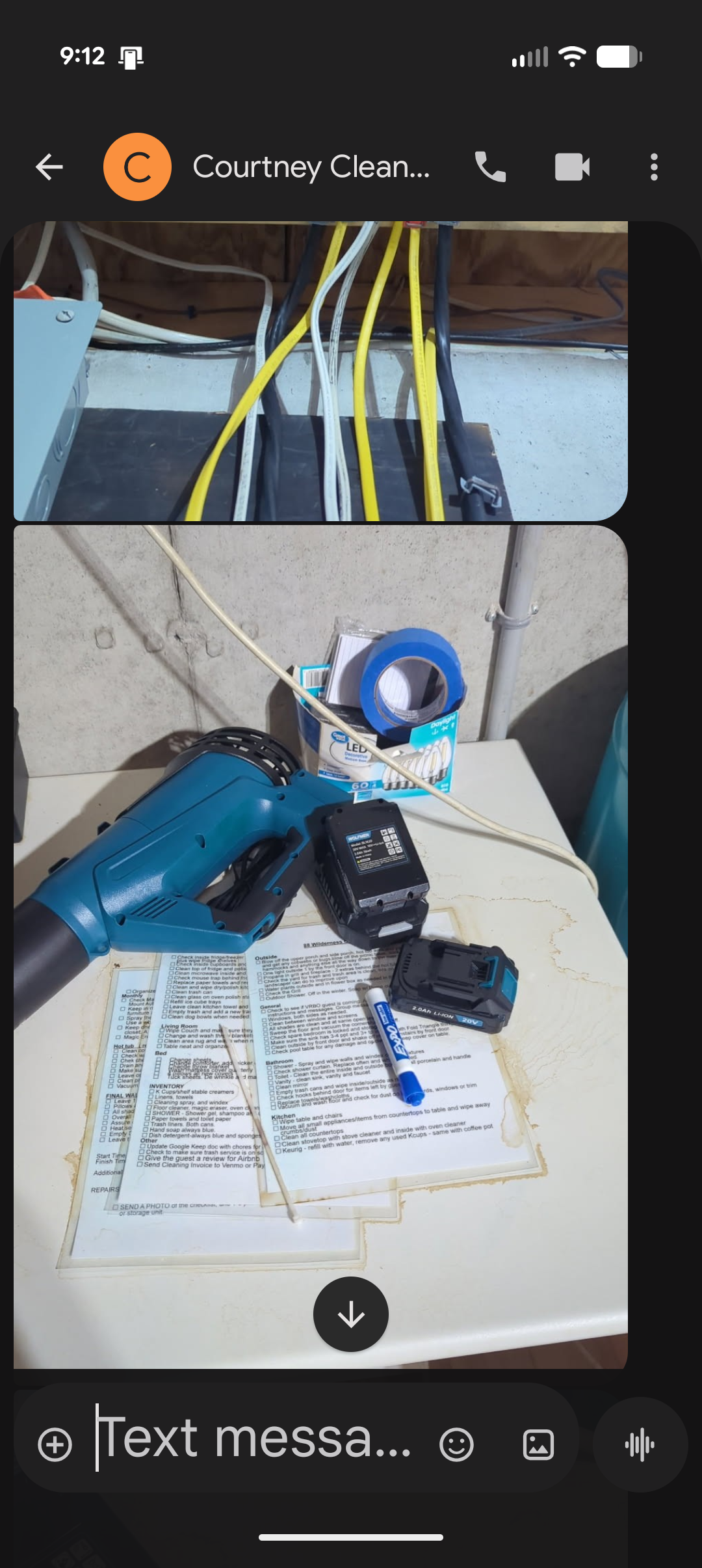 Basement Ceiling — Exposed Electrical Wiring